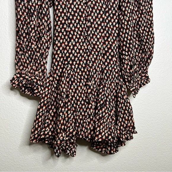 Doen Camden Dress in Sable Hyde Park Floral extra small